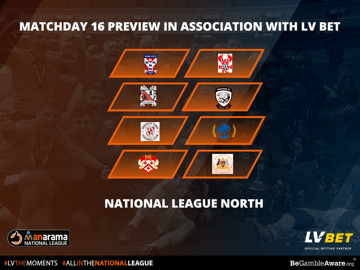 Stat Pack National League North Matchday 16 by Official Betting Partner LV BET