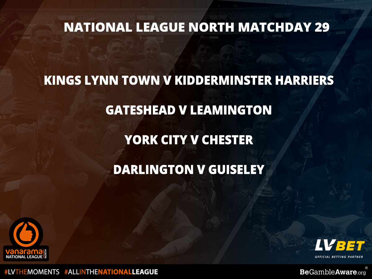 Stat Pack National League North Matchday 29 by Official Betting Partner LV BET