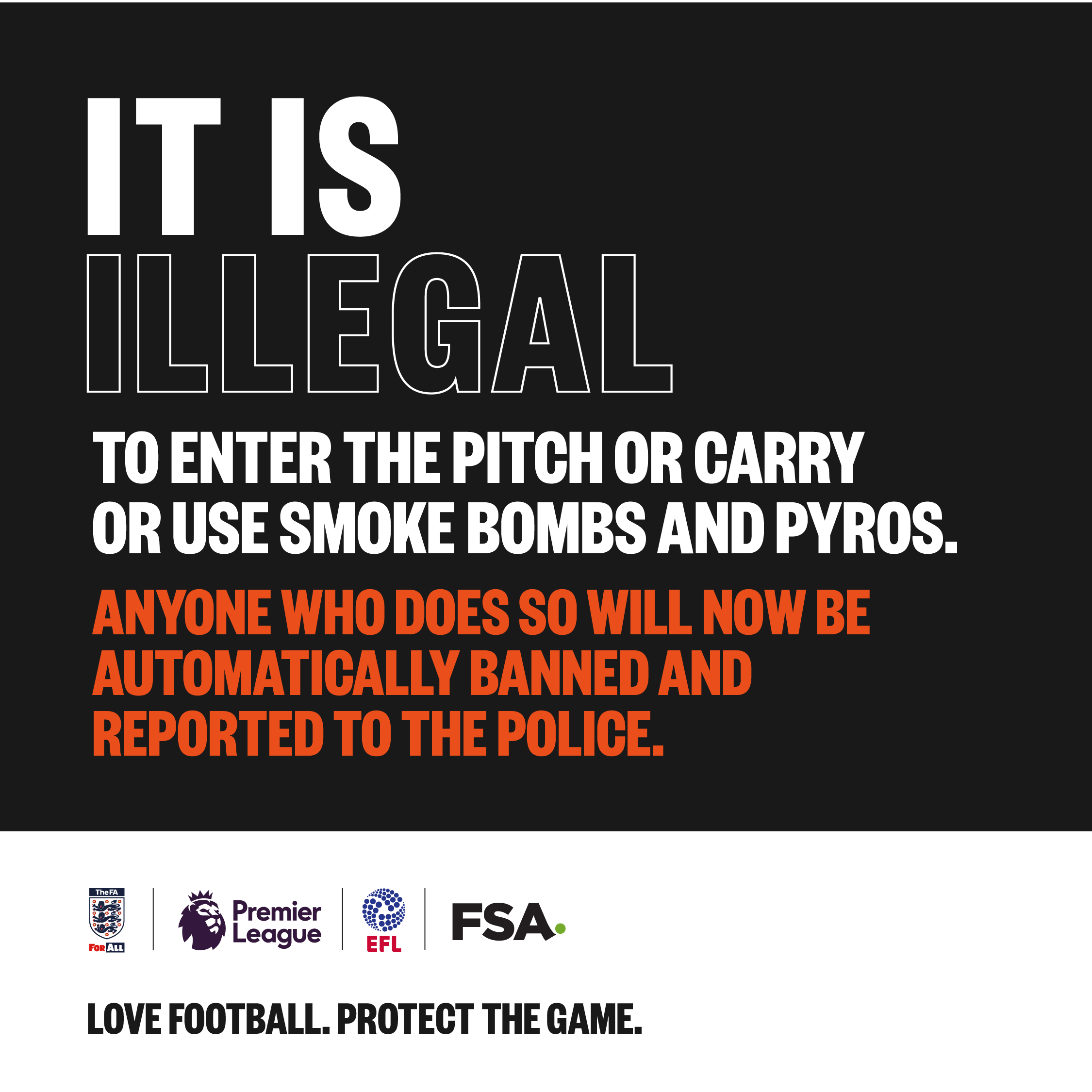 LOVE FOOTBALL. PROTECT THE GAME.