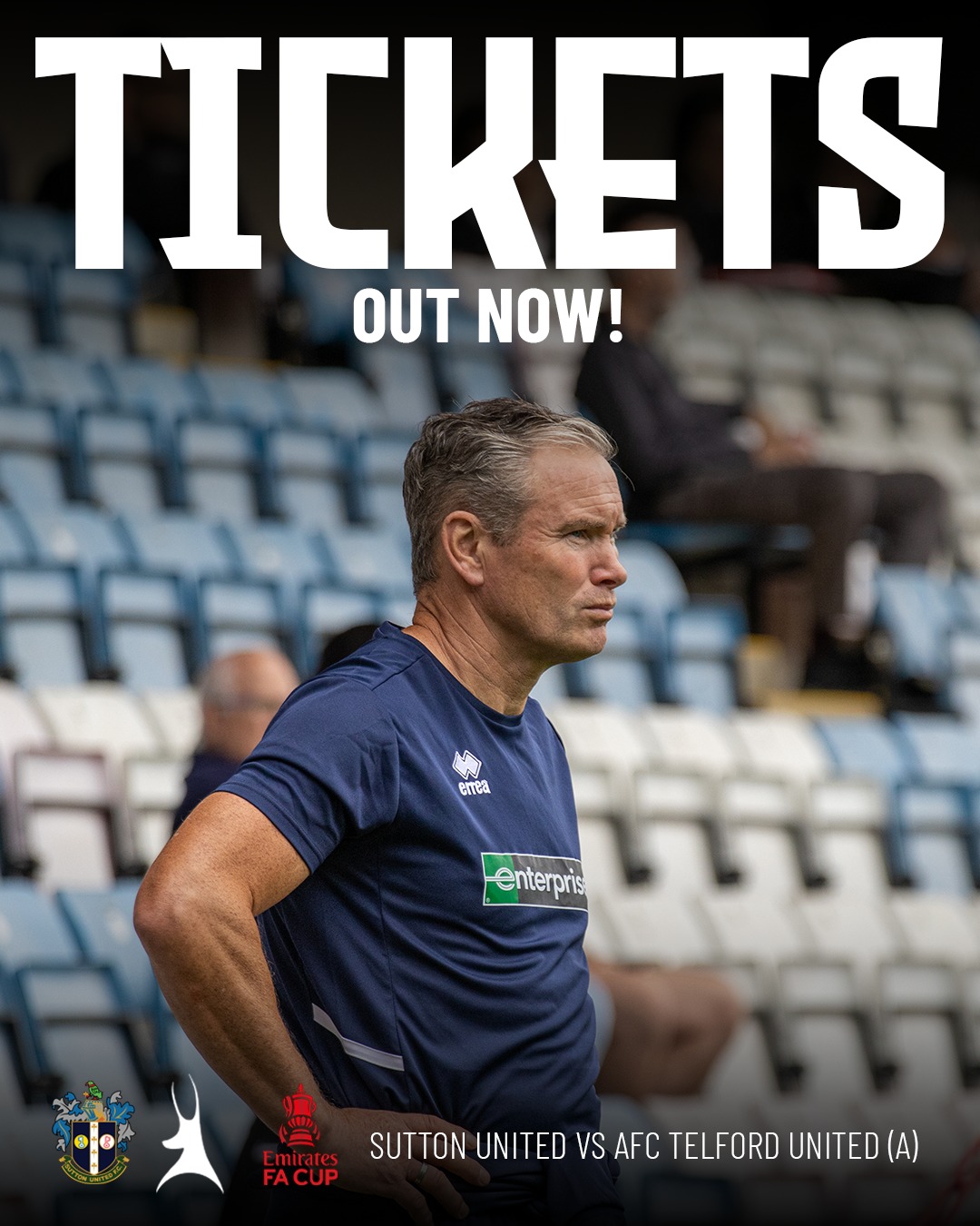 Emirates FA Cup First Round: Sutton United (away)